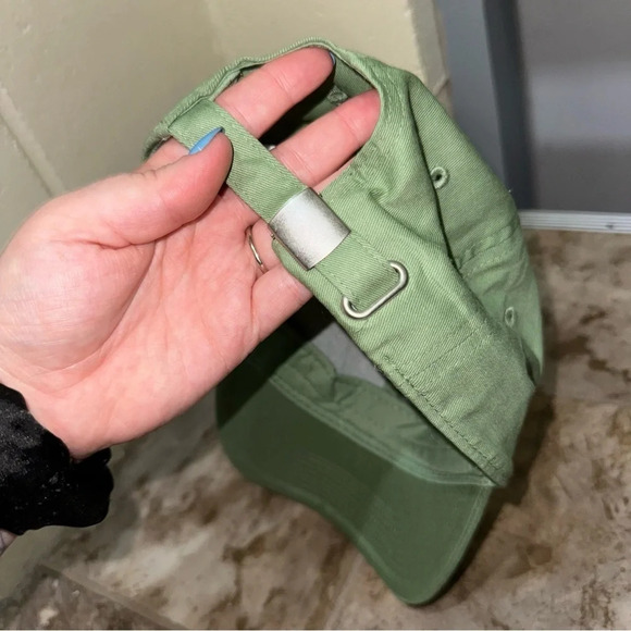 H&M Sage Green  Basic Simple Casual Lightweight Activewear Unisex Baseball Hat - Picture 5 of 10